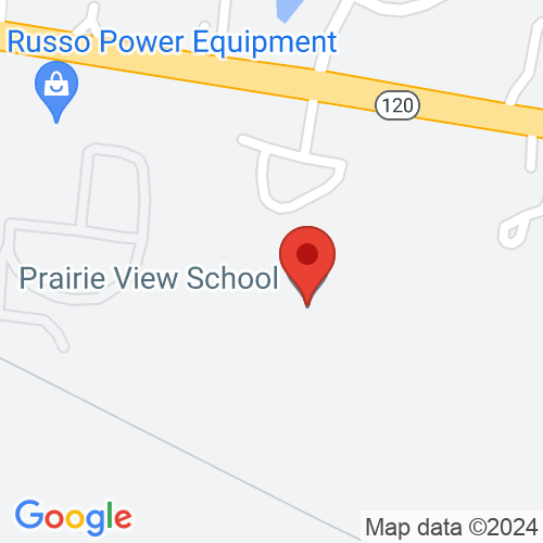 Map of Prairieview School, 103 E. Belvidere Road, Hainesville, IL 60030