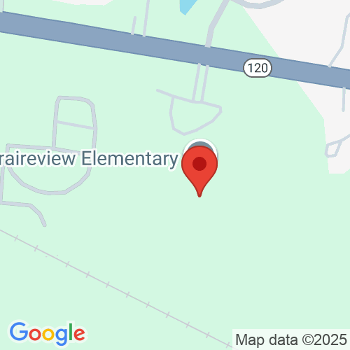 Map of Prairieview School, 103 E. Belvidere Road, Hainesville, IL 60030